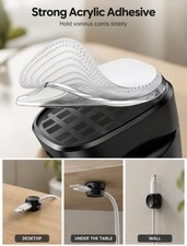 Lamicall 6Pack Cable Organizer Clips Spring Lock Cord Holder Desk Wire Managemen picture