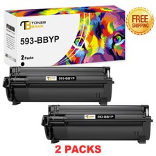 2 Pack High Yield 593-BBYP Toner Cartridge For Dell Laser S2830dn picture