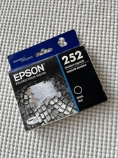 EPSON 252  Ink Standard Capacity Black Cartridge (Expired 5/23) *Rough Box picture