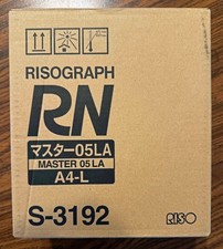 Genuine Riso S3192 Duplicator Masters Rolls Pack of 2 RN2000/2030/2130/2235/2530 picture