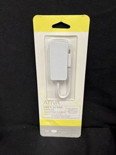ATIVA USB-C  TO VGA DISPLAY ADAPTER Cable 4521-616  - New picture