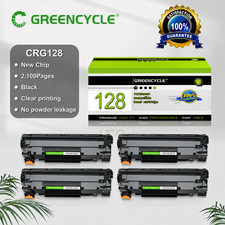GREENCYCLE 4PK C128 Toner For Canon L100 D530 D550 MF4412 MF4450 MF4550d MF4770n picture
