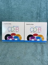 Memorex Cool Colors 52x 700MB 80-min. Recordable CD-R 5-pk/10 discs Lot Of 2 picture