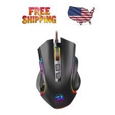 M602 Ergonomic RGB Gaming Mouse - Wired 7200 DPI, 9 Programmable Buttons picture
