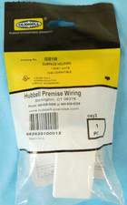 Hubbell ISB1W Housing, Surface Mount Box 1 Port, Keystone White - QUANTITY OF 10 picture