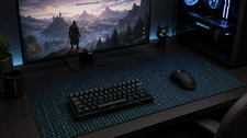 XL Gaming Mouse Pad Matrix Code Desk Mat 35.5x15.5
