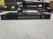 AUMOX 28 Port Gigabit PoE Switch 400W, with 24 Port PoE and 2 Uplink Port SG528P picture