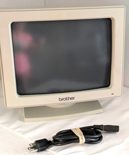 Vintage Brother Monitor Model CT 1050 Monochrome Turns On  picture