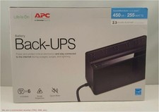 APC UPS 425VA/225W UPS Battery Backup For Router, Small Electronics, BE425M picture