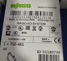 1PC New WAGO 750-465 Programmable Logic Controller Module fedex or DHL picture