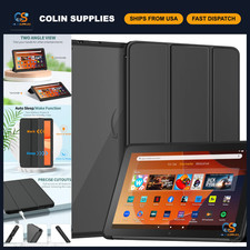 Lightweight Trifold Stand Tablet Case with Auto Wake/Sleep - Black, Slim Design picture