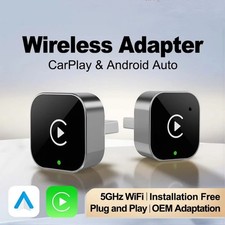 Wireless CarPlay Adapter for Apple iPhone & Android Auto USB Adapter Plug & Play picture