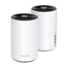 WiFi 6E Mesh System AXE5400 Tri Band 2 Pack TP Link Deco XE75 picture