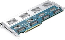 PCIe 4.0 x16 to Quad U.2 Adapter Card *Requires motherboard bifurcation* picture