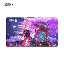 USA miHoYo Genshin Impact Mouse Pad Astute Amusement, Yae Miko Desk Mat Playmat picture
