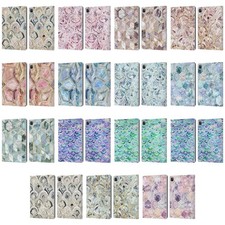 OFFICIAL MICKLYN LE FEUVRE MARBLE PATTERNS LEATHER BOOK CASE FOR APPLE iPAD picture