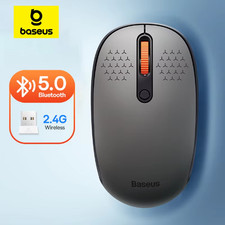 BASEUS F01B Bluetooth Wireless Mouse 2.4G Silent 1600 DPI USB for PC MacBook picture