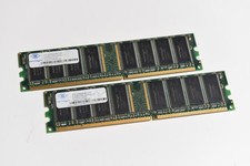 (512MB x 2) Nanya DDR PC3200 400MHz CL3 184-Pin Desktop RAM NT512D64S8HC0G PAIR picture
