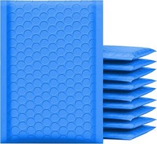 SuperPackage® 200 #5  10.5 X 15 Poly Bubble Mailers Padded Envelopes-Blue picture
