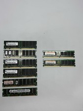 Lot of 8 Vintage RAM Memory PC100 PC133 DDR2 Hynix Micron 64MB 128MB 512MB picture