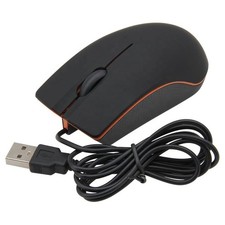 Wired Mini Optical Mouse - Ergonomic Design, USB Computer | Laptop | Black picture