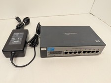 HP Procurve 1800-8G Managed Ethernet Switch J9029A with power adapter picture