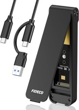 Aluminum M.2 NVMe SSD Enclosure - Tool-Free Installation, Supports Various Sizes picture