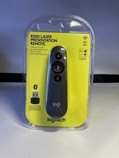Logitech R500 Wireless Presenter Laser Presentation Remote Graphite 65ft New picture