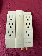 Dynex 6-Outlet Wall-Mount Surge Protector DX-6OUT. Pre Owned picture