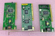 Lot of 3 various Ethernet 100Mbs LAN PCI cards DGE-530T LNE100TX PCB-E570-AA5 picture