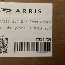 ARRIS TG2472G Black Telephone Modem DOCSIS 3.0 Wireless picture