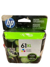 Genuine HP 61XL Tri-Color Ink Cartridge CH564WN OEM Open Package Untested picture