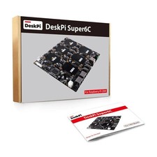 DeskPi Super6C for Raspberry Pi Compute Module 5/CM4 Cluster Mini-ITX Board NEW picture
