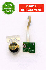 Genuine HP Officejet Pro 8600 Power Button Board + Flex Cable picture