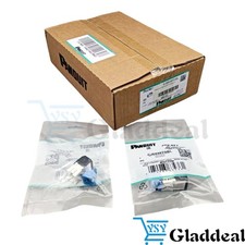 New (BOX OF 50) Fit For Panduit Cat6a 10 Gig Mini-Com Jack Black CJ6X88TGBL US picture