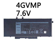 Genuine OEM 4GVMP Battery For Latitude 5400 5500 Precision 3540 9JRYT C5GV2 68Wh picture