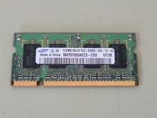 Samsung 512MB PC2-5300 SODIMM DDR2 RAM M470T6554EZ3-CE6 Laptop Memory picture