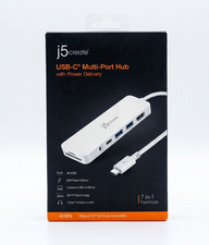 j5create USB-C Multi-Port Hub with Power Delivery, JCD373 picture