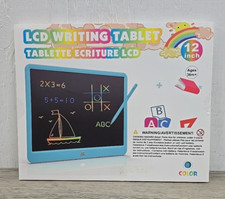 KOKODI 12 Inch Teal Blue LCD Writing Table, Erasable Doodle Board picture