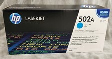 Genuine HP LaserJet 3600 Printer Cartridge 502A Cyan Q6471A - Unopened Packaging picture