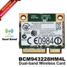 Dell E6520 E6420 E5520 Dual Band WIRELESS-N WIFI CARD BCM943228HM4L 1JKGC picture