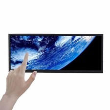 12.3inch 1920x720 FHD 400nit IPS USB C HD Wide Strip Bar LCD Touch Monitor picture