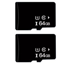 2 Pack 64GB Micro SD TF Card SDHC Class 10 Storage Memory Card for Phone Cameras picture