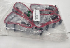 (QTY 20) RoHS 44-09-02972-G HSF Modular Type Power Supply Cable SATA Red White picture