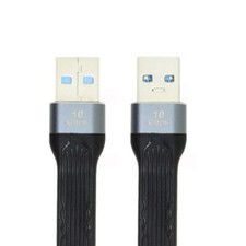 Cablecy 10Gbps USB 3.1 Type A male to USB3.0 Type Extension Flat Slim FPC Cable picture