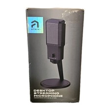 Atrix USB-C Desktop Streaming Microphone Cardioid Metal Stand PC Box Wear New picture