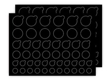 TINGYI Webcam/Camera Covers Privacy Stickers for Lens black picture