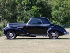Cars 1954 mercedes benz 220 coupe w187 Desk Mat Stitched picture