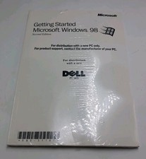 Getting Started Microsoft Windows 98 Second Edition for Dell PC - CD & Booklet picture