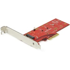 StarTech.com PCIe 3.0 x4 to M.2 NVMe SSD Adapter Card PEX4M2E1 Red Japan Import picture